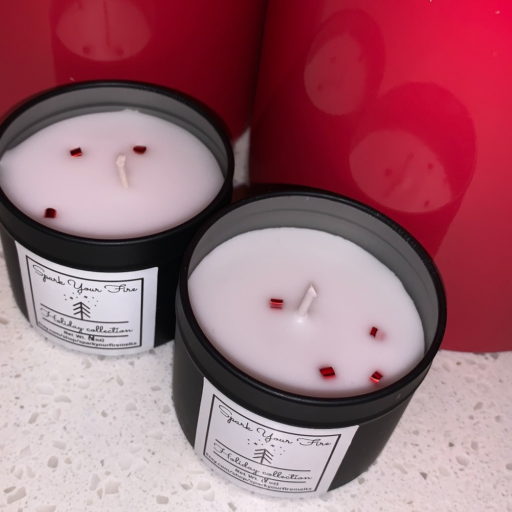 4oz Handmade candles - Peppermint scent